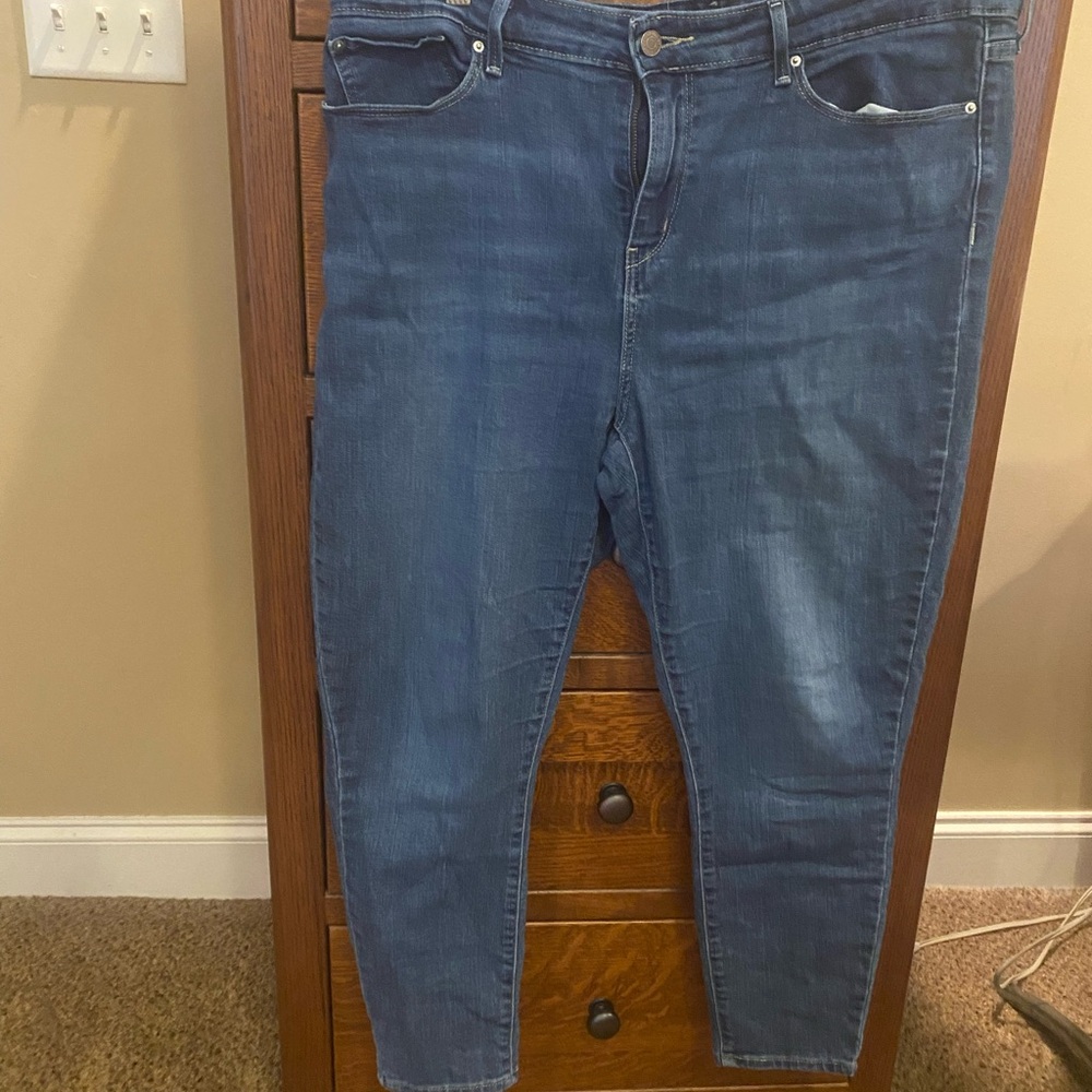 Signature by Levi Strauss Dark Blue Skinny Jeans